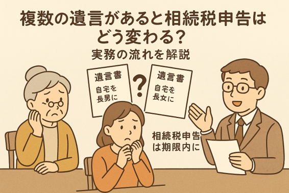 複数の遺言書がある場合の相続税申告はどう変わる？